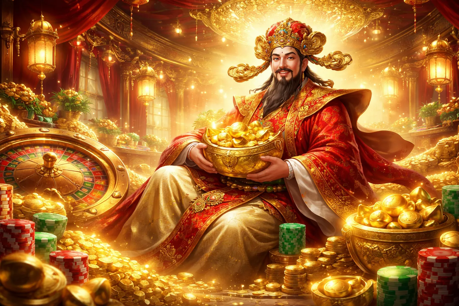 Nền máy đánh bạc lấp lánh